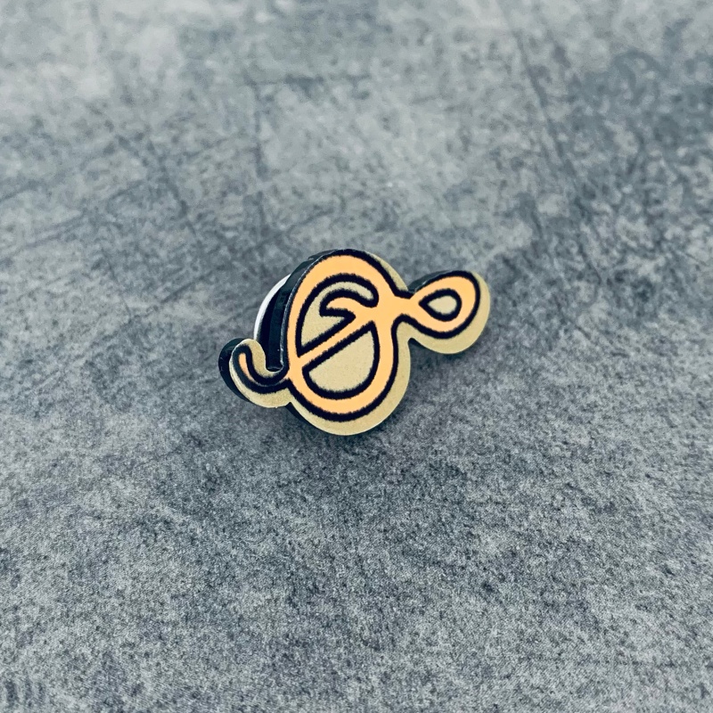 Brož Houslový klíč color 