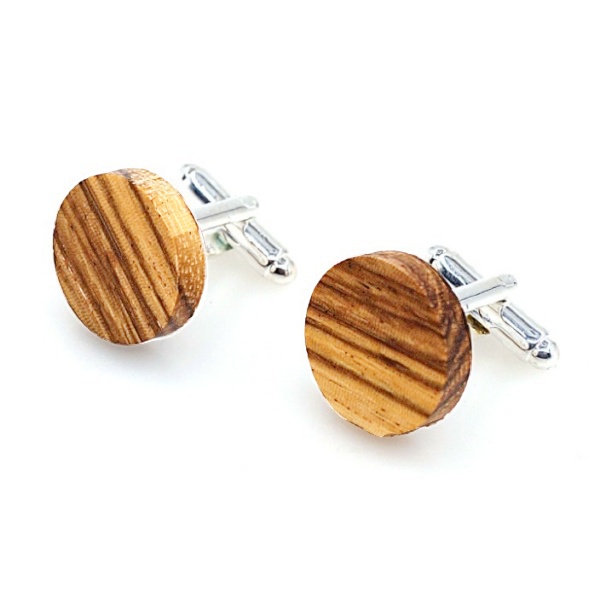 Manžetové knoflíčky Wood Zebrano 