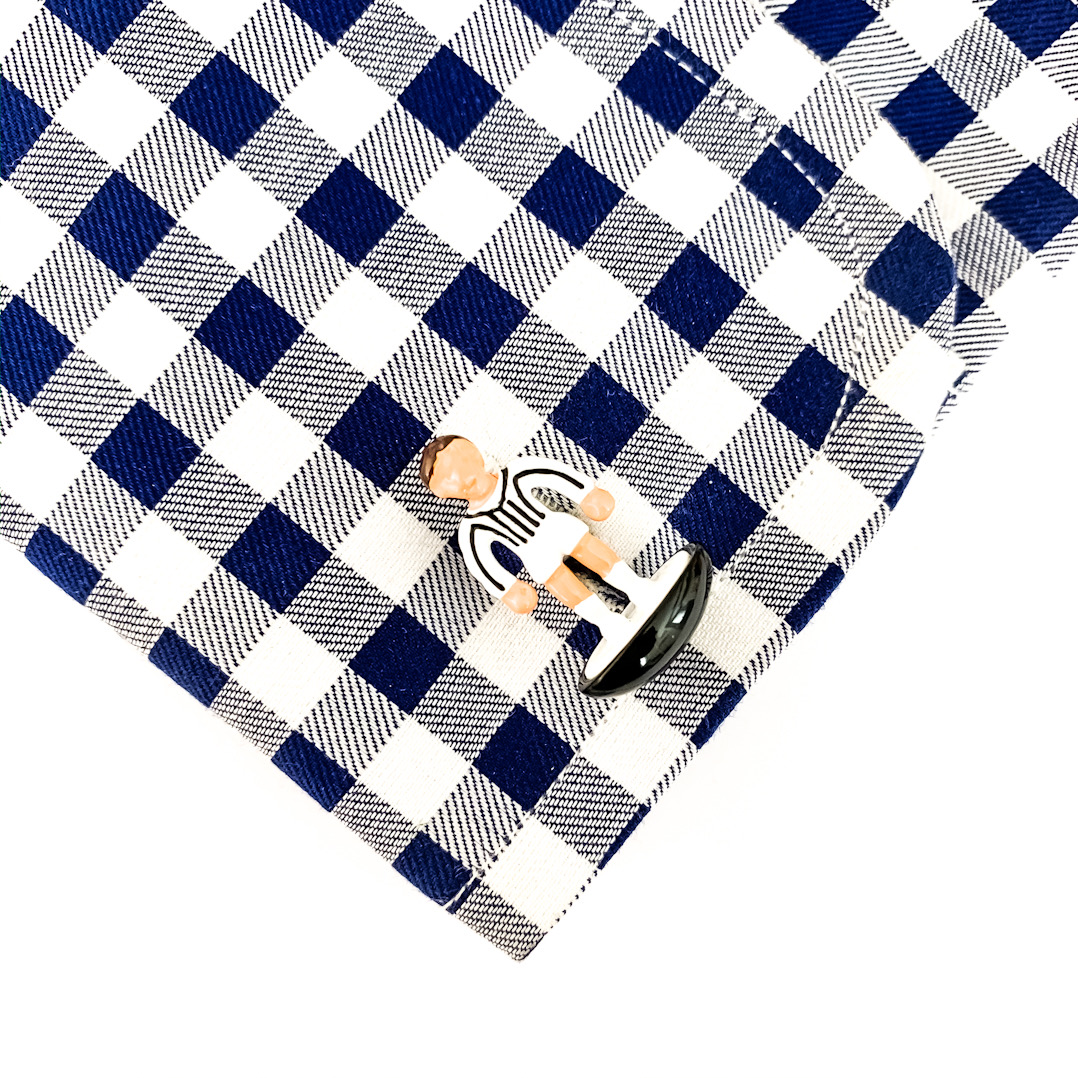 Manžetové knoflíčky Figurky stolního fotbálku 