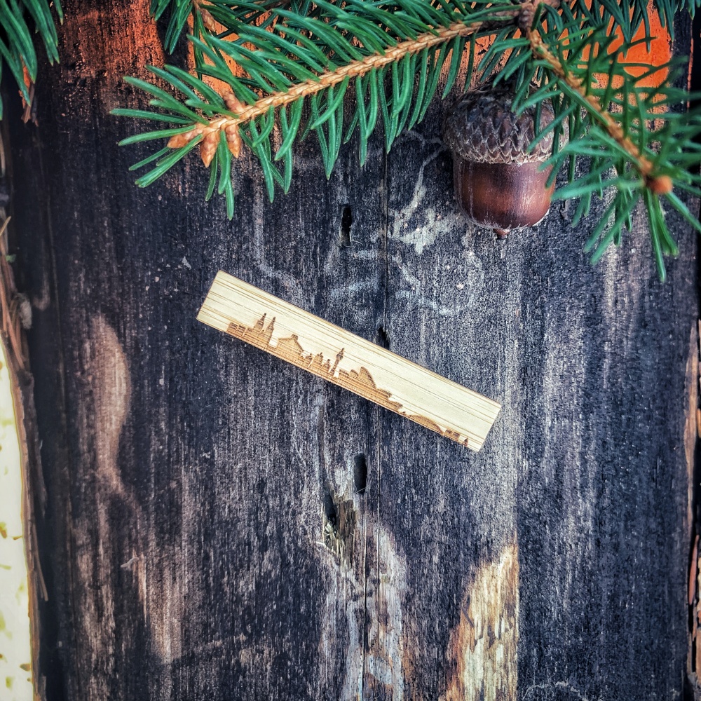 Dřevěná spona na kravatu Sydney 