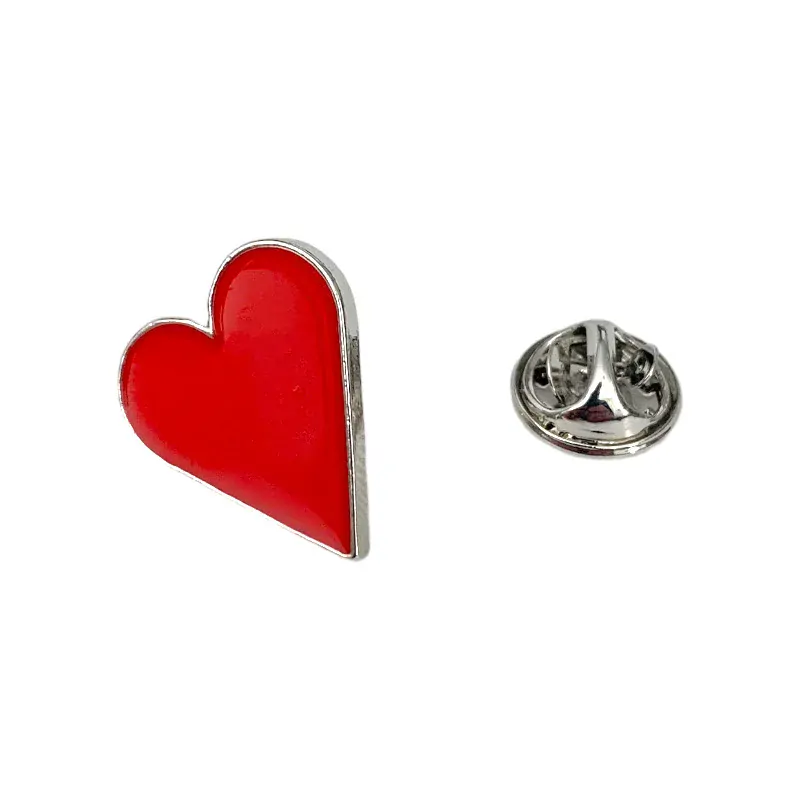 Brož červené Srdce 