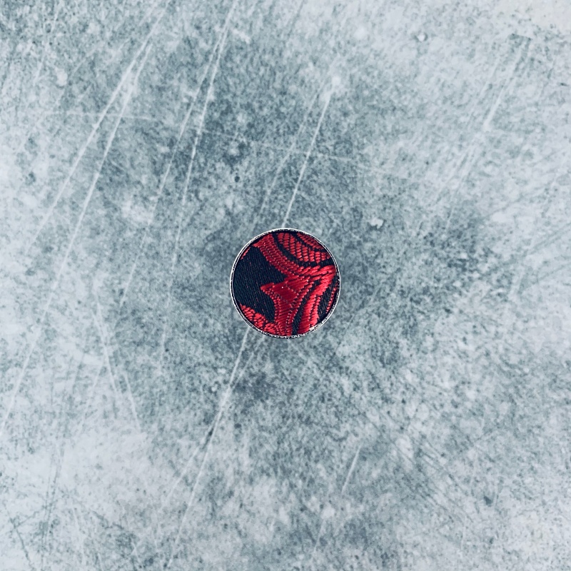 Manžetové knoflíčky Vintage černo - červené 