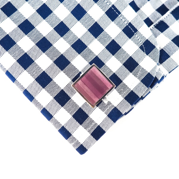 Manžetové knoflíčky Smalt - fialový 