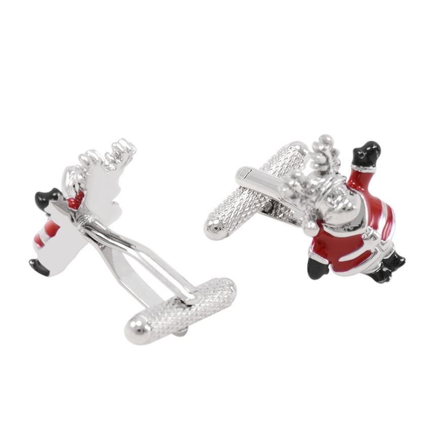 Manžetové knoflíčky Santa Claus Jelen 