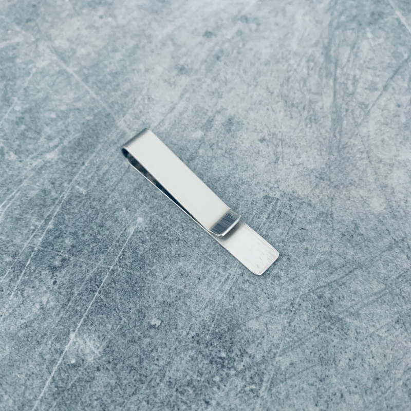 Stříbrná spona na peníze Slim 