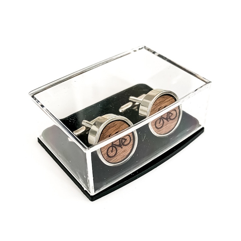 Plastová dárková krabička na manžetové knoflíčky 