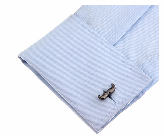 Set - spona na kravatu a manžetové knoflíčky Knír 