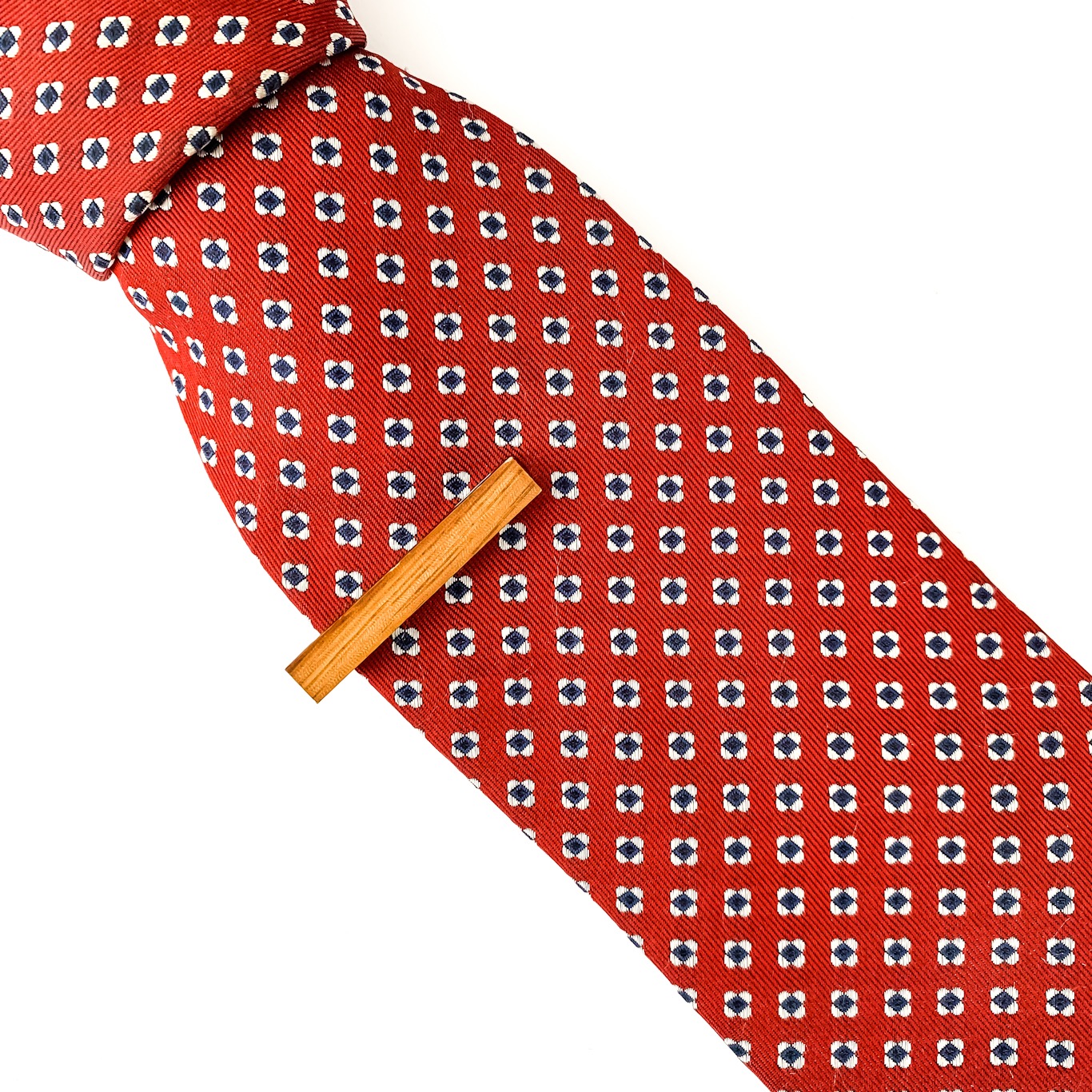 Dřevěný set - spona na kravatu a manžetové knoflíčky Wood zebrano 