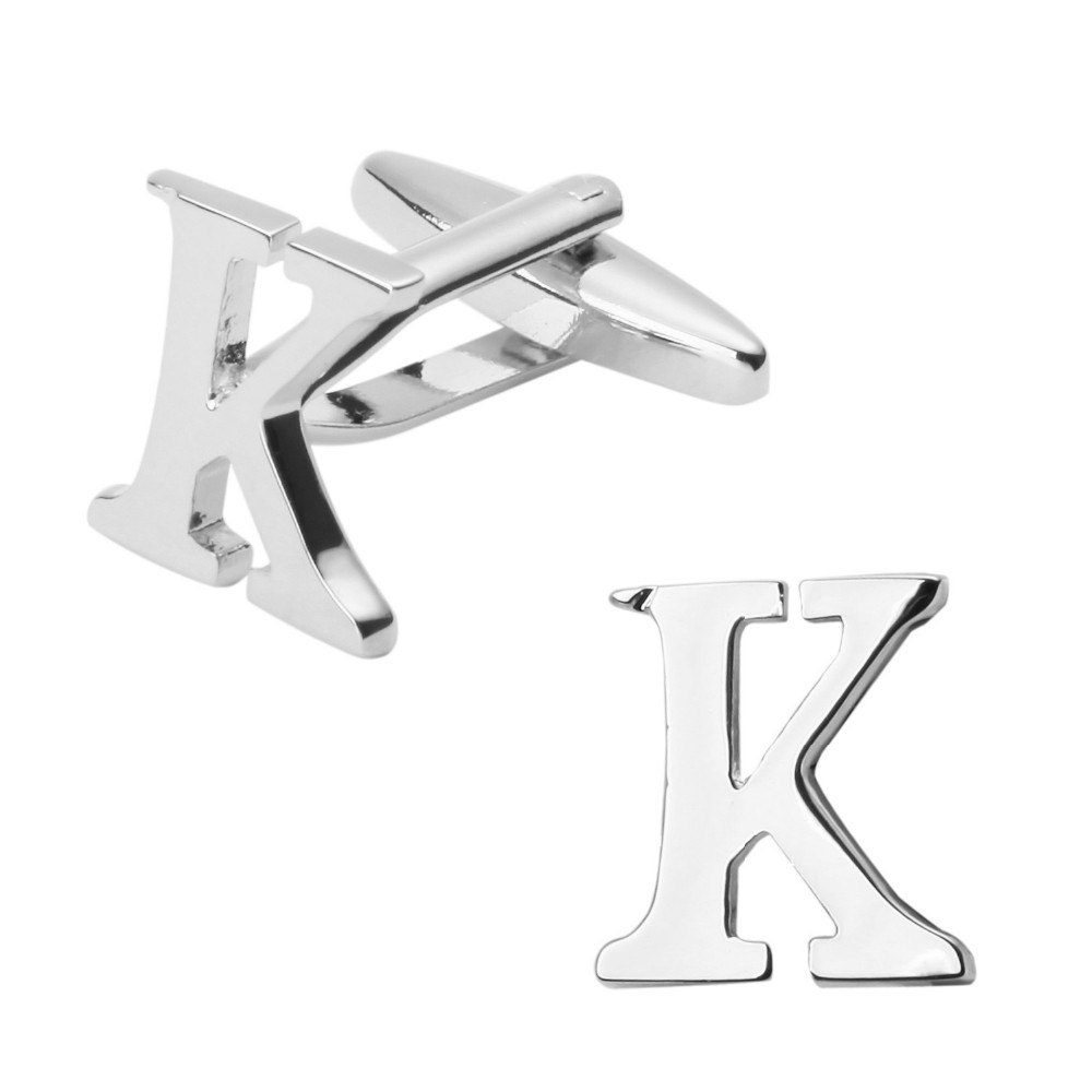 Manžetový knoflíček Iniciál K - malý 