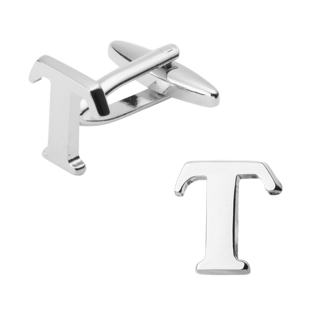 Manžetový knoflíček Iniciál T - malý 