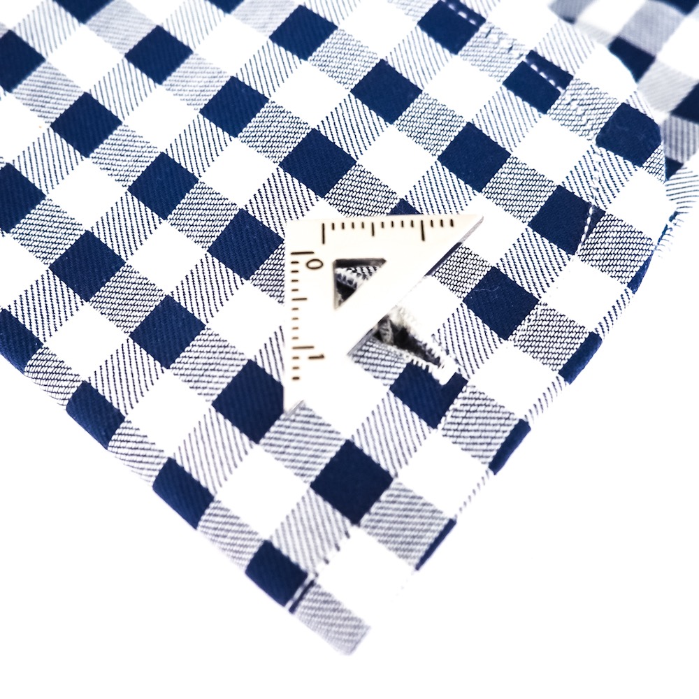 Černo - stříbrný set - spona na kravatu a manžetové knoflíčky Architekt 