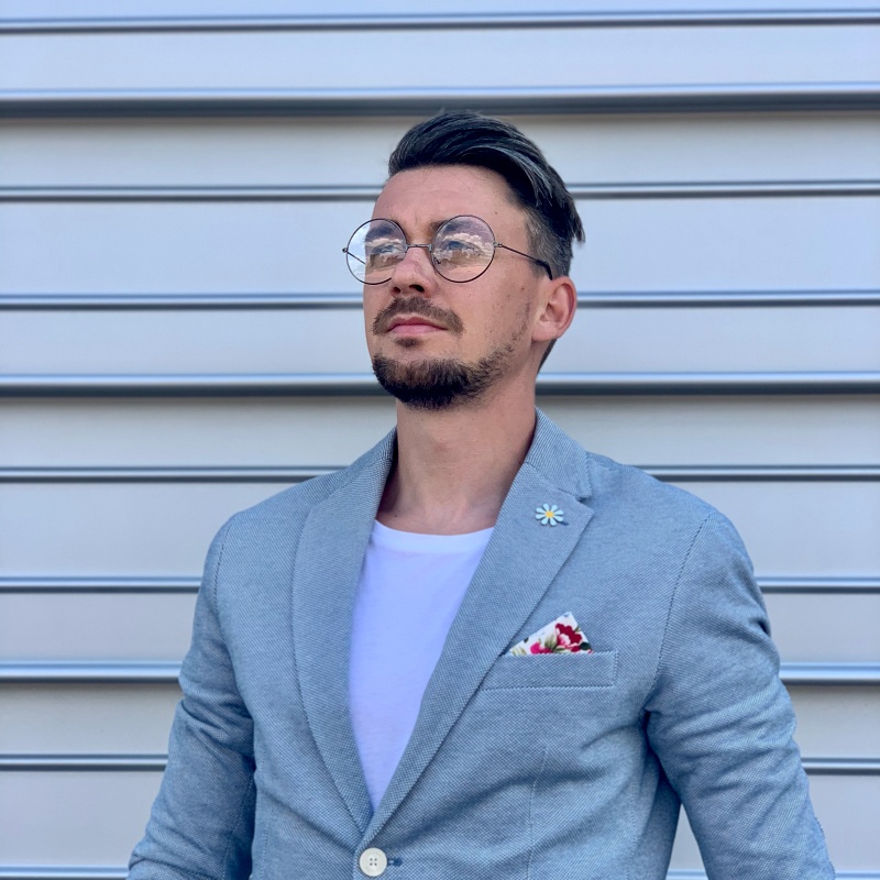 Šedé čiré brýle Lenonky
