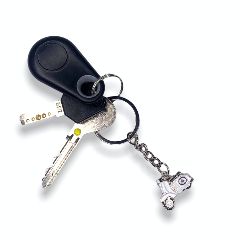 Klíčenka Skútr bílý 