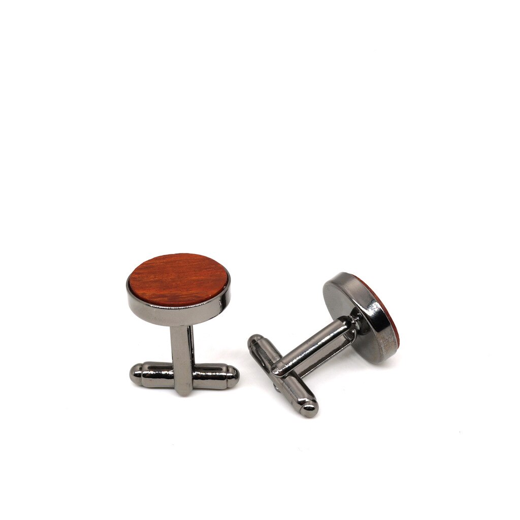 Manžetové knoflíčky Wood Santal black 