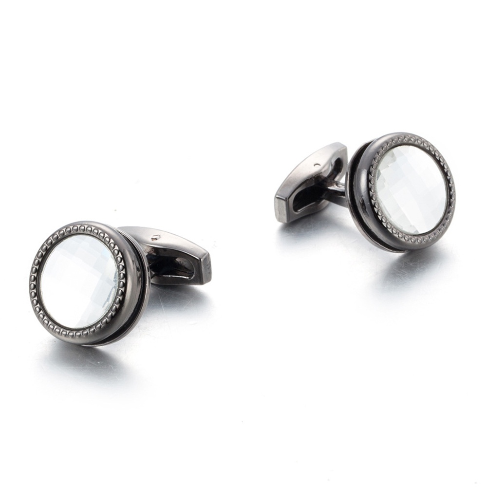 Manžetové knoflíčky Gunmetal disco 