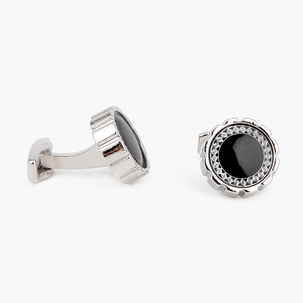 Manžetové knoflíčky Stříbrná matice 