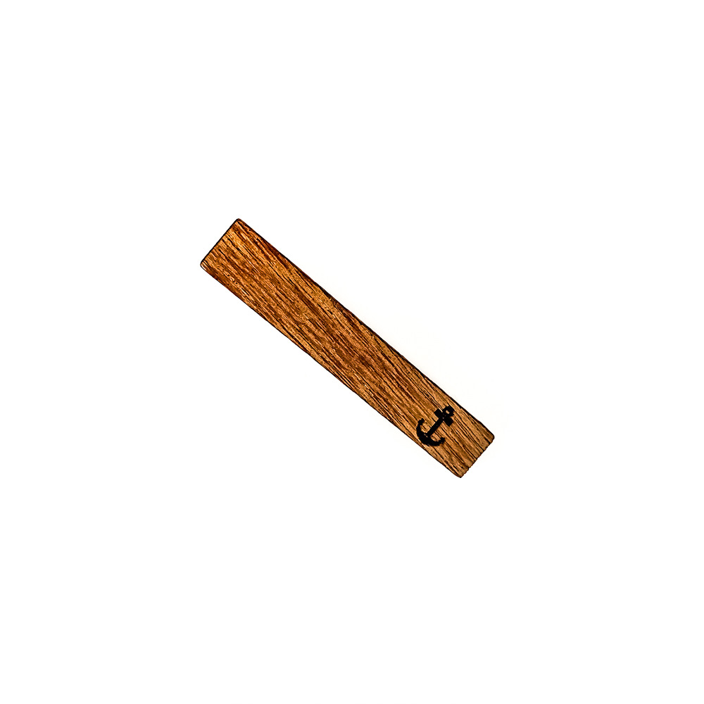 Dřevěná spona na kravatu Wood Kotva 