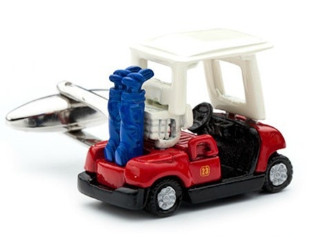 Manžetové knoflíčky Golfový vozík 