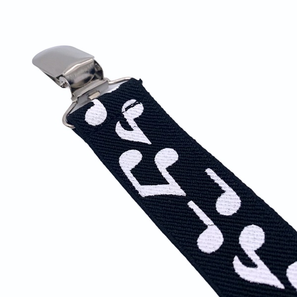 Černé kšandy Noty 