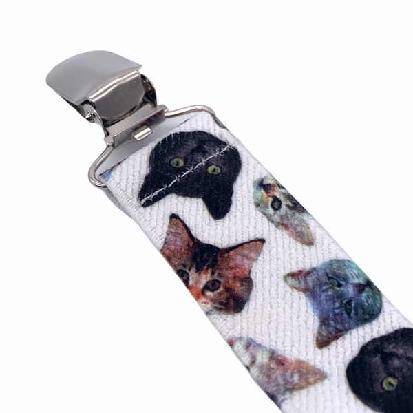 Bílé kšandy Kočky 