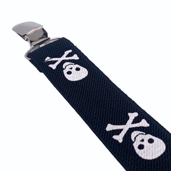 Černé kšandy Skulls 