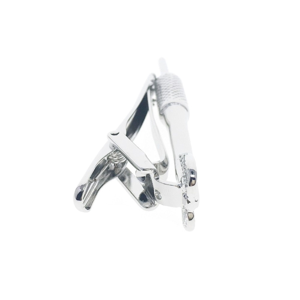 Stříbrná spona na kravatu Šipka 