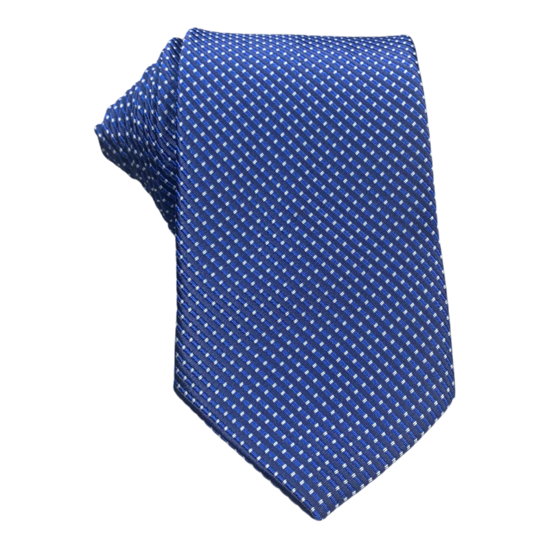 Modro - černá kravata Square 
