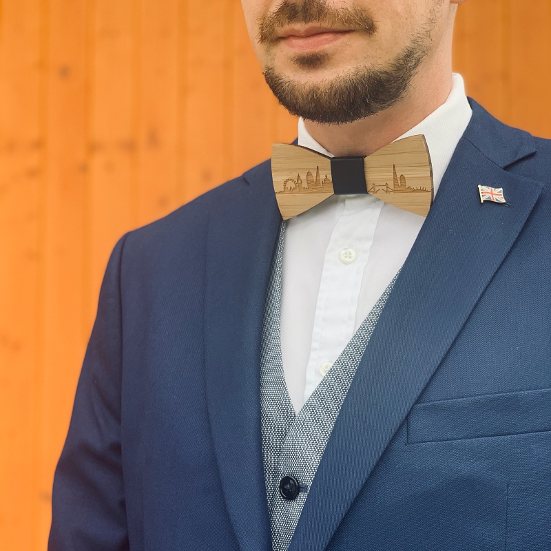 Zlatá brož Vlajka UK 