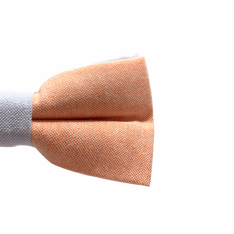 Motýlek Cotton oranžovo - modrý