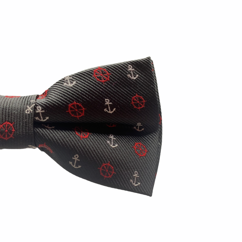 Černý motýlek Kotva a kormidlo 