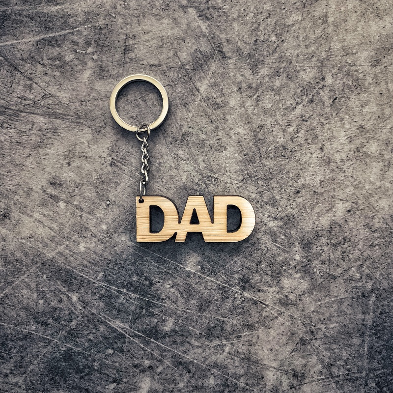Dřevěná klíčenka Dad 