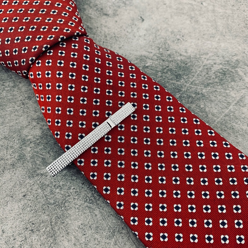 Set - spona na kravatu + manžetové knoflíčky Fashion Geo 