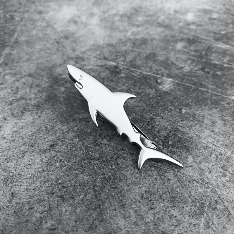 Spona na kravatu Žralok 