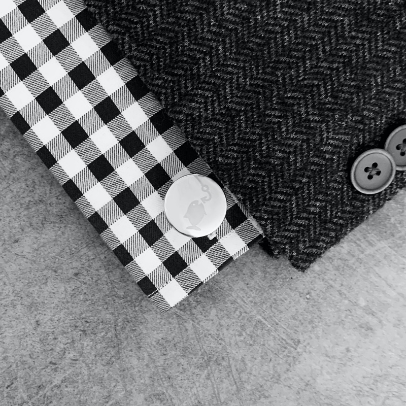 Manžetové knoflíčky Ryba na háčku 