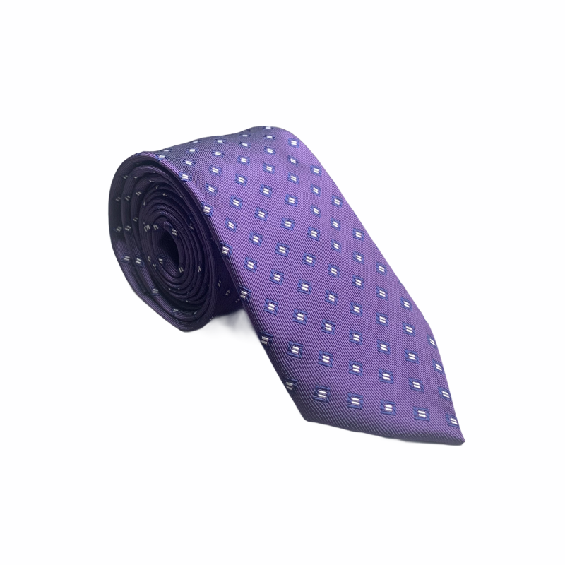 Fialová kravata Marks Spencer Square