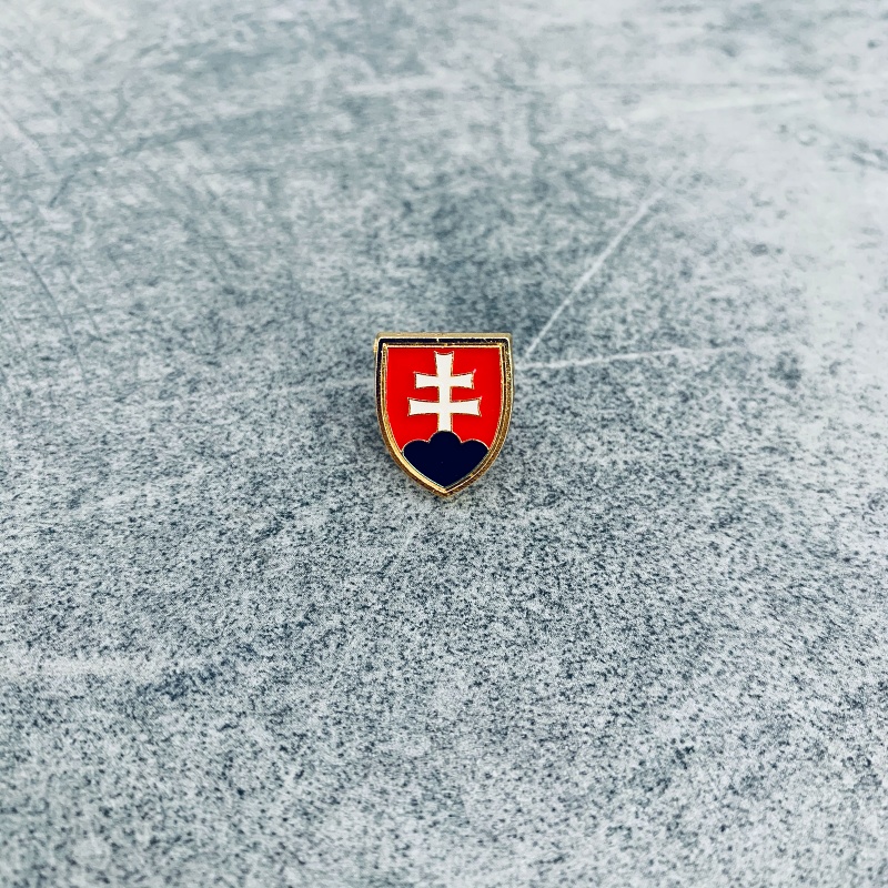Zlatá brož Státní znak Slovenské republiky