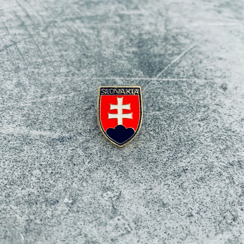 Zlatá brož Státní znak Slovakia 