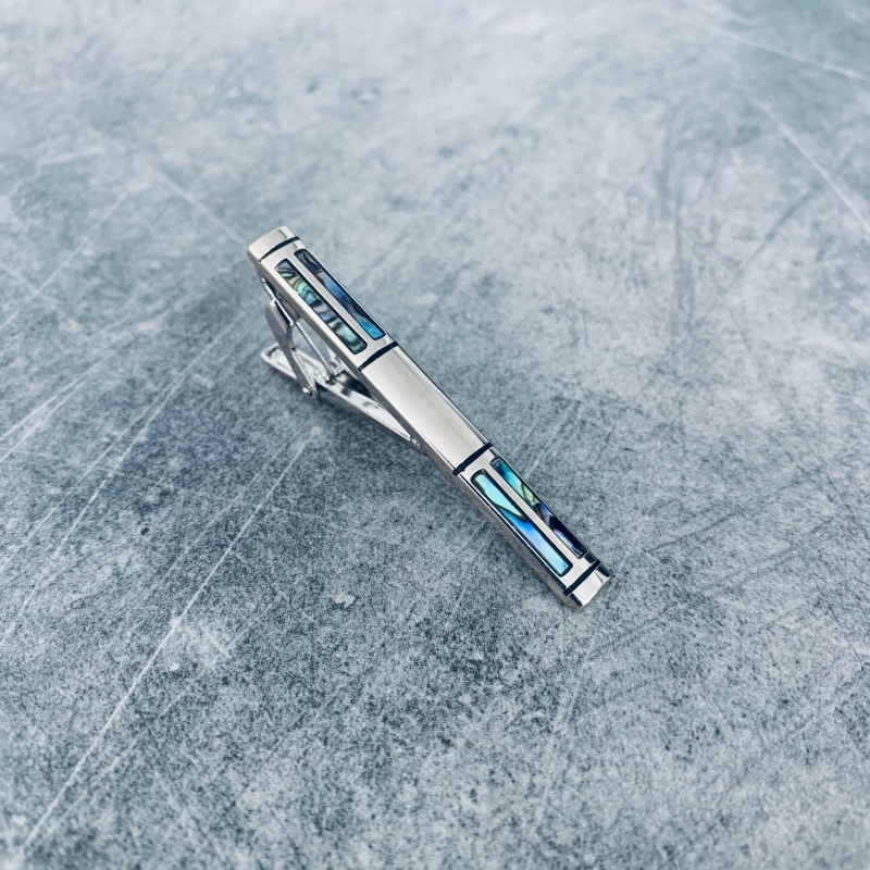 Stříbrná spona na kravatu Bumper 