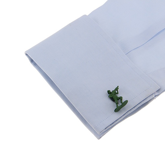 Manžetové knoflíčky Plastoví vojáčci 