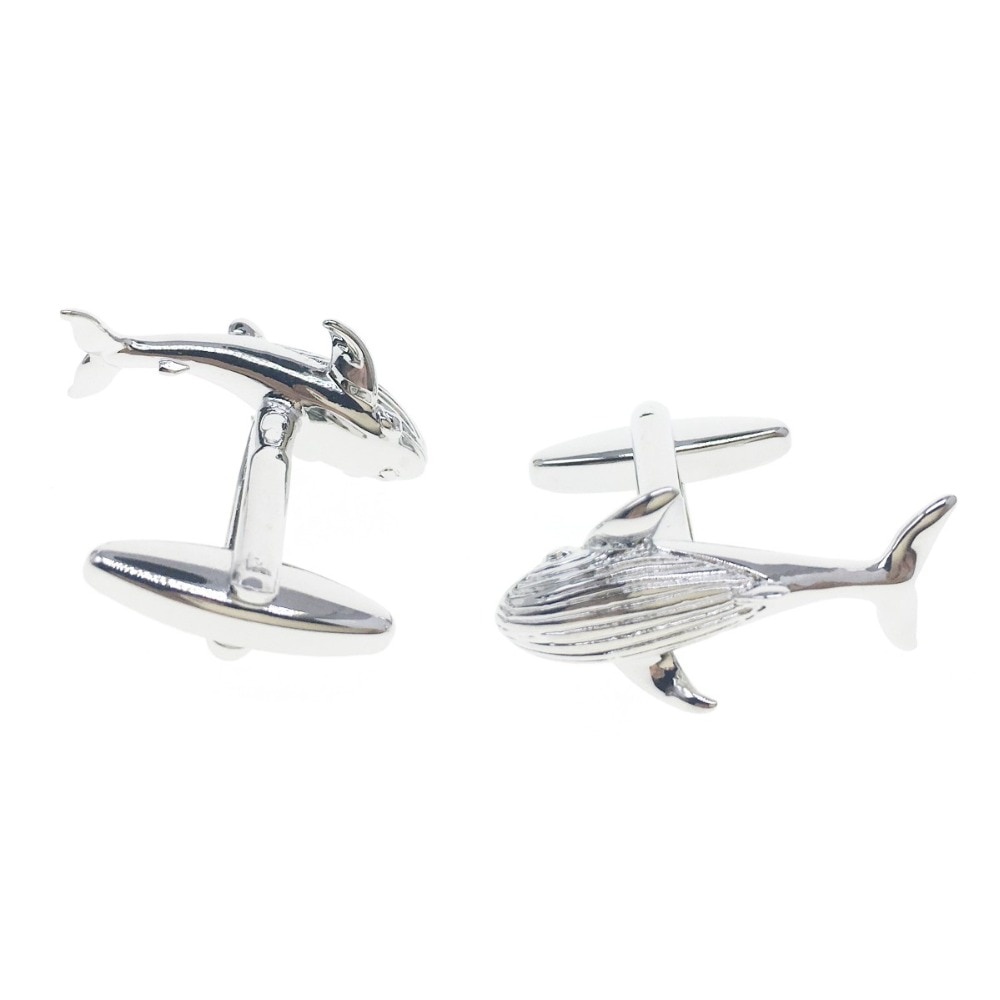 Manžetové knoflíčky Velryba - plejtvák obrovský 