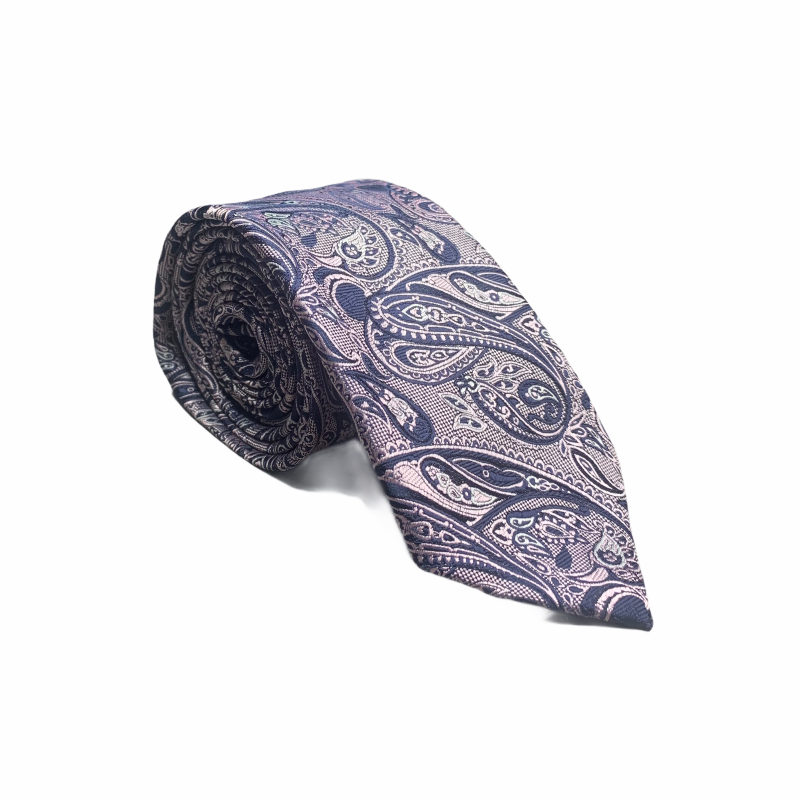 Růžovo - modrá kravata Marks Spencer Vintage