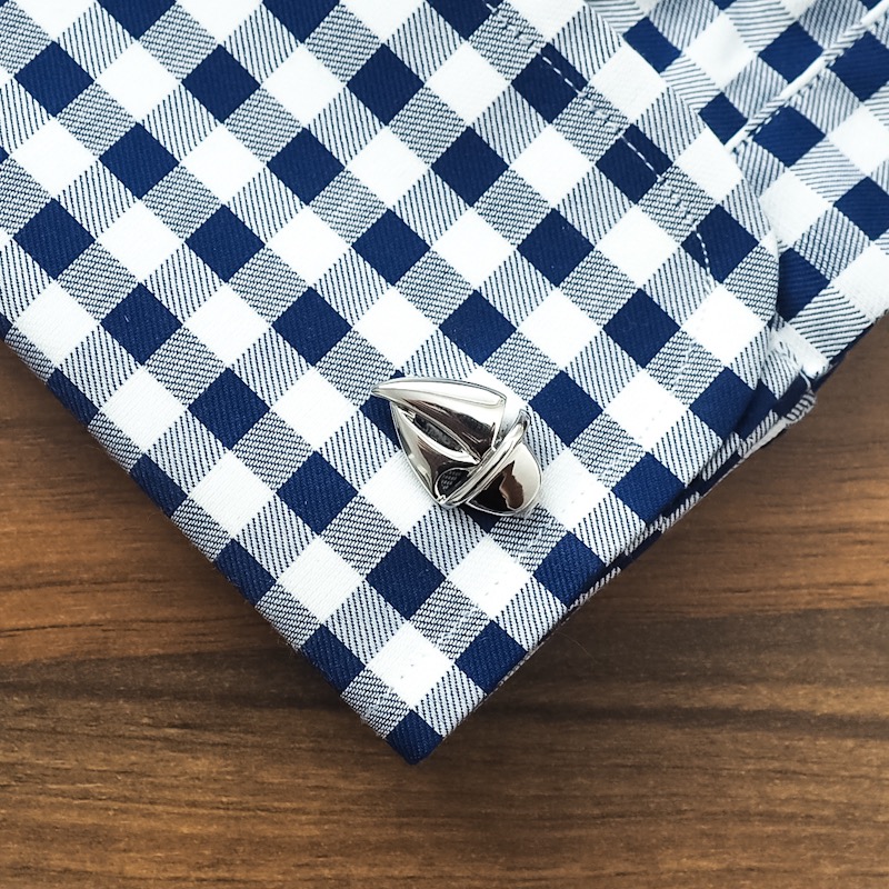 Manžetové knoflíčky Plachetnice + kotva 