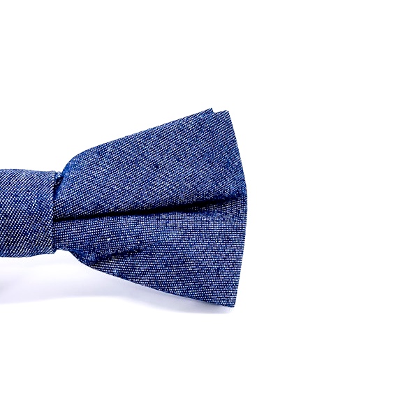 Modrý pánský motýlek Denim 