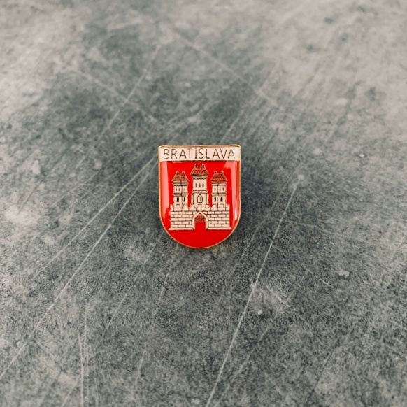 Zlatá brož Znak města Bratislava 