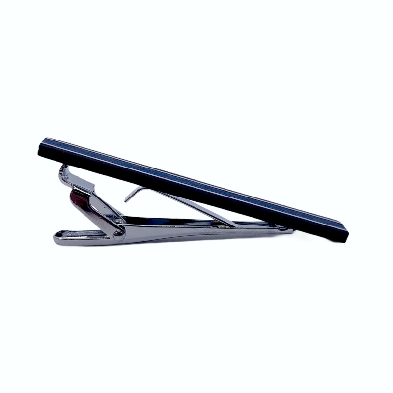 Spona na kravatu Blue wood line 