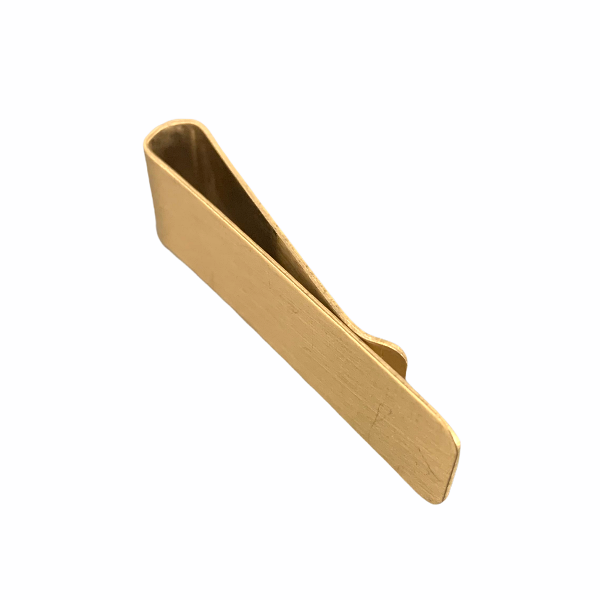 Zlatá spona na peníze z nerezové oceli Mid