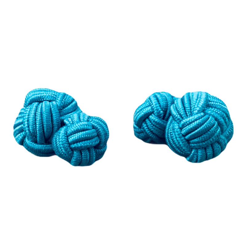 Tyrkysové manžetové knoflíčky Big Ball 