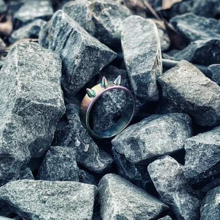 Duhový prsten Hrot vel. 9