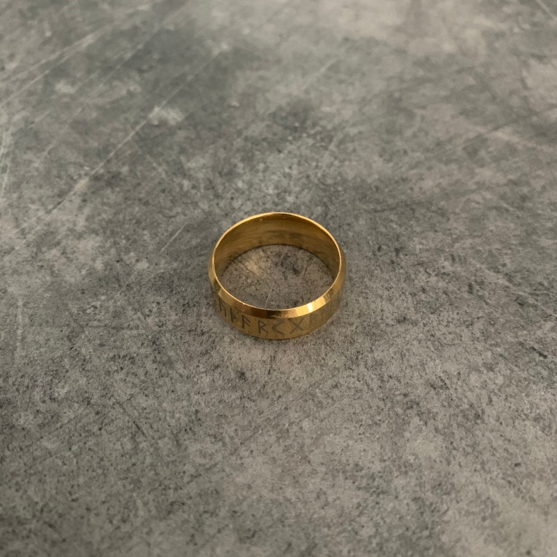 Zlatý prsten Runy vel. 10