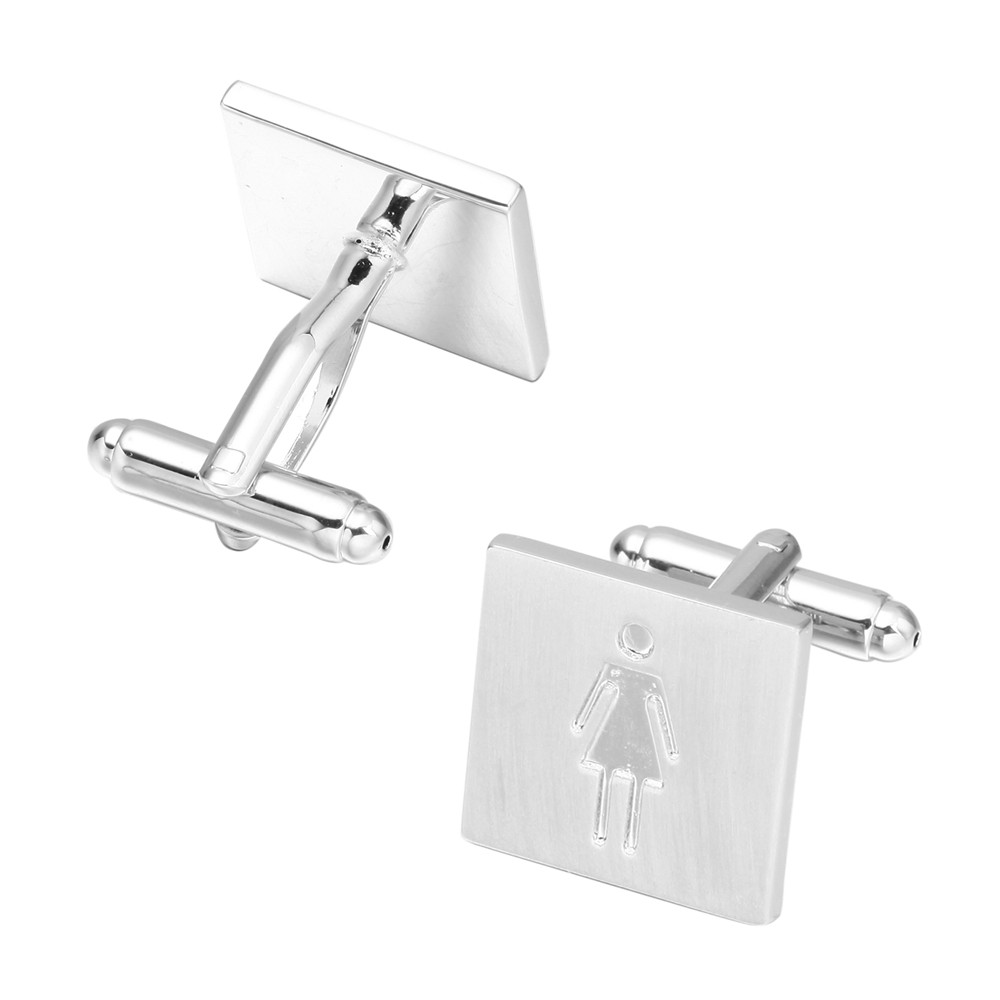Manžetové knoflíčky Symbol WC dámy 